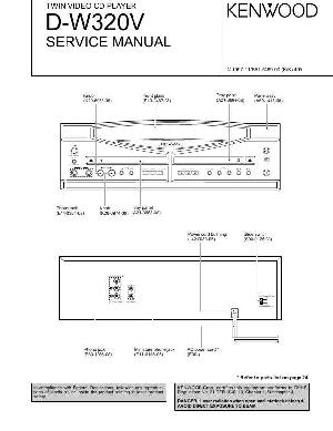 Сервисная инструкция Kenwood D-W320V ― Manual-Shop.ru