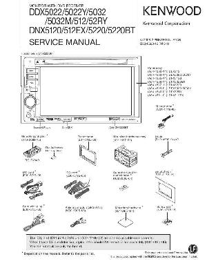 Сервисная инструкция Kenwood DDX-5022, DDX-5032, DNX-5120, DNX-512EX, DNX-5220BT ― Manual-Shop.ru