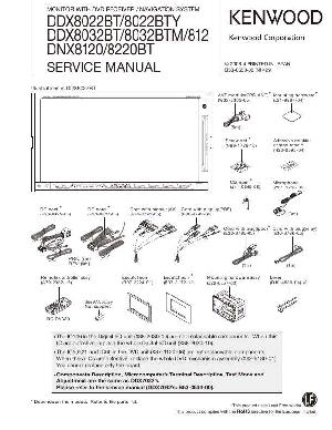 Сервисная инструкция Kenwood DDX-8022BT, DDX-8032BT, DNX-8120, DNX-8220BT ― Manual-Shop.ru