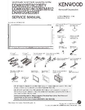 Service manual Kenwood DDX-812, DDX-8022BT, DDX-8032BT, DNX-8120, DNX-8220BT ― Manual-Shop.ru