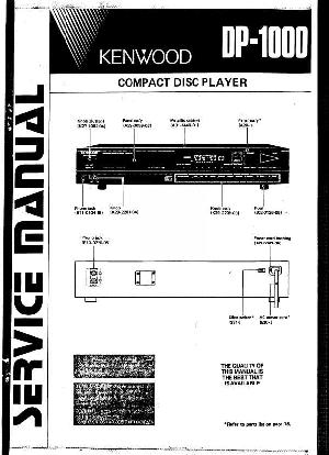 Сервисная инструкция Kenwood DP-1000 ― Manual-Shop.ru