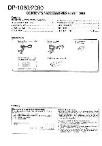 Service manual KENWOOD DP-1080, DP-2080