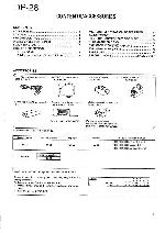 Сервисная инструкция Kenwood DP-28