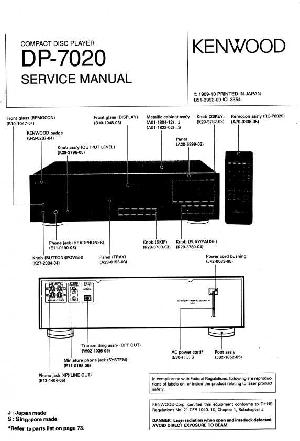 Сервисная инструкция Kenwood DP-7020 ― Manual-Shop.ru