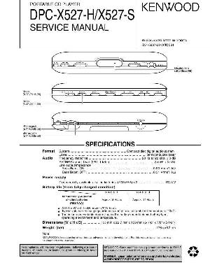 Сервисная инструкция Kenwood DPC-X527 ― Manual-Shop.ru