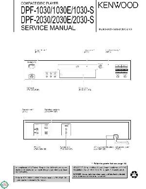 Сервисная инструкция Kenwood DPF-1030, DPF-2030 ― Manual-Shop.ru