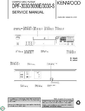 Сервисная инструкция Kenwood DPF-3030 ― Manual-Shop.ru