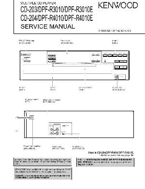 Service manual Kenwood DPF-R3010E, DPF-R4010E ― Manual-Shop.ru