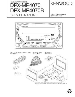 Service manual Kenwood DPX-MP4070 ― Manual-Shop.ru