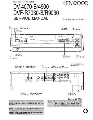 Service manual Kenwood DV-4070-B, DVF-R7030-B, DVF-R9030 ― Manual-Shop.ru