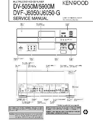 Service manual Kenwood DV-5050, DV-5900, DVF-J6050 ― Manual-Shop.ru