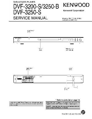 Service manual Kenwood DVF-3200-S, DVF-3250-B, DVF-3250-S ― Manual-Shop.ru
