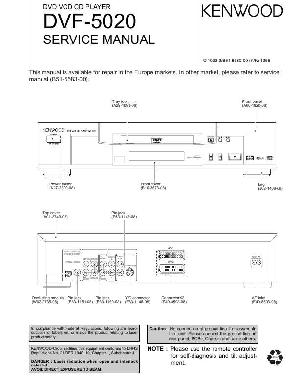 Сервисная инструкция Kenwood DVF-5020 ― Manual-Shop.ru