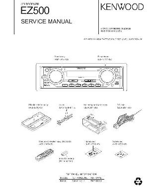 Сервисная инструкция Kenwood EZ-500 ― Manual-Shop.ru