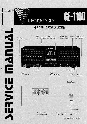 Сервисная инструкция Kenwood GE-1100 ― Manual-Shop.ru
