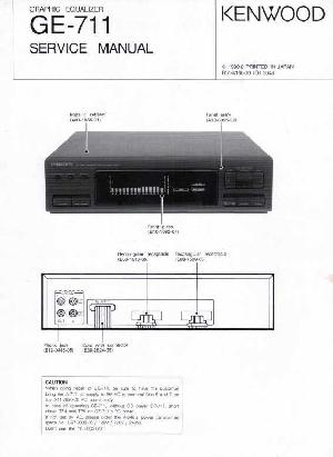 Service manual KENWOOD GE-711 ― Manual-Shop.ru