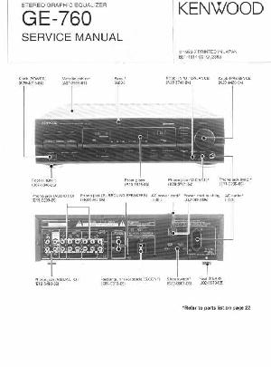 Сервисная инструкция KENWOOD GE-760 ― Manual-Shop.ru