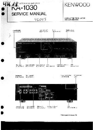 Сервисная инструкция Kenwood KA-1030 ― Manual-Shop.ru