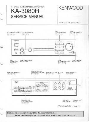 Сервисная инструкция Kenwood KA-3080R  ― Manual-Shop.ru