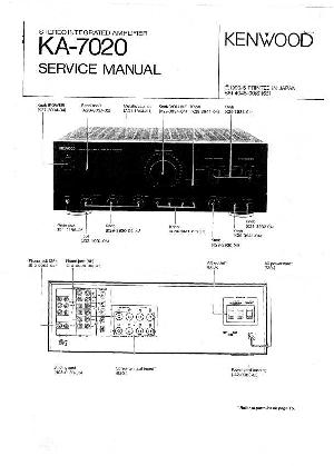 Сервисная инструкция Kenwood KA-7020 ― Manual-Shop.ru