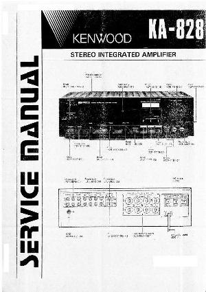 Service manual Kenwood KA-828 ― Manual-Shop.ru