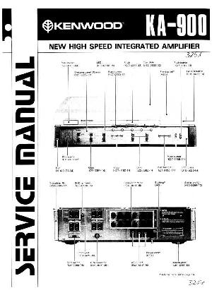 Сервисная инструкция Kenwood KA-900 ― Manual-Shop.ru