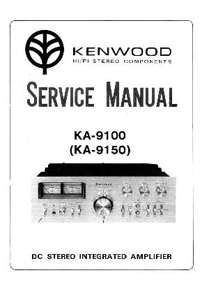 Service manual Kenwood KA-9100, KA-9150 ― Manual-Shop.ru