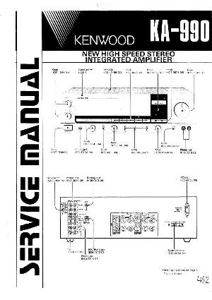 Service manual Kenwood KA-990 ― Manual-Shop.ru