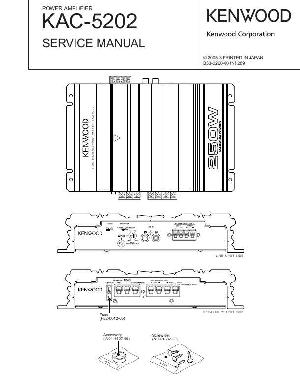 Service manual Kenwood KAC-5202 ― Manual-Shop.ru