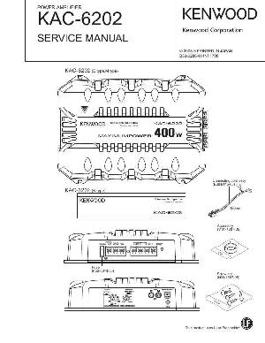 Service manual Kenwood KAC-6202 ― Manual-Shop.ru