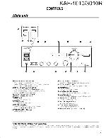 Сервисная инструкция Kenwood KAF-1010, KAF-3010R