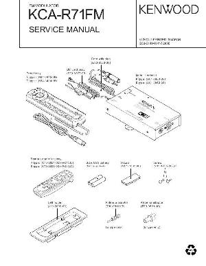 Сервисная инструкция Kenwood KCA-R71FM ― Manual-Shop.ru