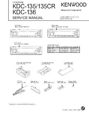 Service manual Kenwood KDC-135, KDC-136 ― Manual-Shop.ru