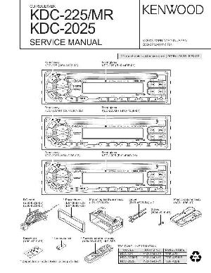 Service manual Kenwood KDC-2025, KDC-225, KDC-225MR ― Manual-Shop.ru