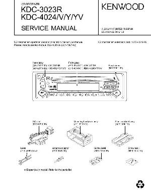 Сервисная инструкция Kenwood KDC-3023R, KDC-4024 ― Manual-Shop.ru