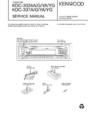 Сервисная инструкция Kenwood KDC-3024, KDC-307 ― Manual-Shop.ru