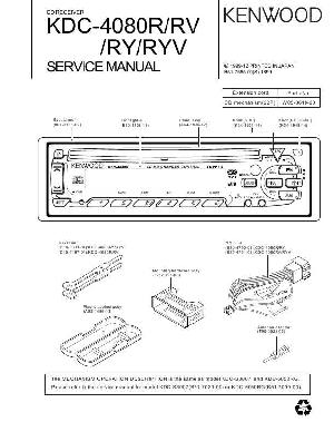 Сервисная инструкция Kenwood KDC-4080R ― Manual-Shop.ru