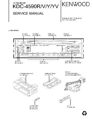 Сервисная инструкция Kenwood KDC-4590R ― Manual-Shop.ru