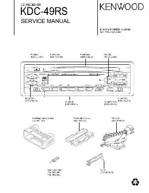 Сервисная инструкция Kenwood KDC-49RS ― Manual-Shop.ru