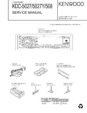 Сервисная инструкция Kenwood KDC-5027, KDC-508 ― Manual-Shop.ru
