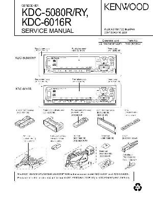 Сервисная инструкция Kenwood KDC-5080R, KDC-6016R ― Manual-Shop.ru