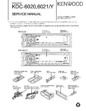 Сервисная инструкция Kenwood KDC-6020, KDC-6021 ― Manual-Shop.ru