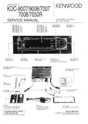 Сервисная инструкция Kenwood KDC-7007, KDC-7008, KDC-7050R, KDC-9007, KDC-9008 ― Manual-Shop.ru