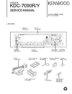 Сервисная инструкция Kenwood KDC-7090R ― Manual-Shop.ru