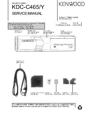 Service manual Kenwood KDC-C465 ― Manual-Shop.ru
