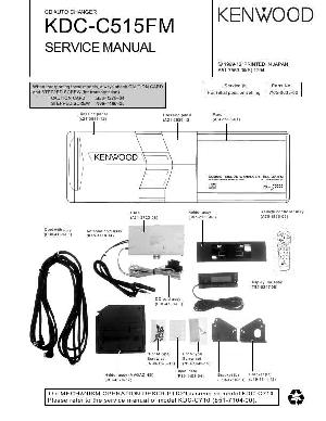 Сервисная инструкция Kenwood KDC-C515FM ― Manual-Shop.ru