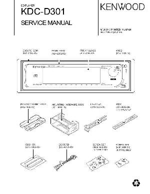 Сервисная инструкция Kenwood KDC-D301 ― Manual-Shop.ru