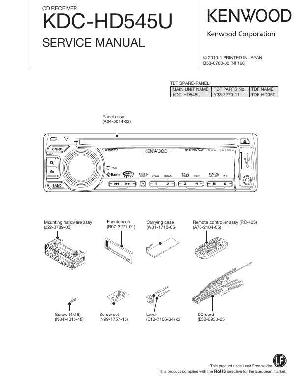 Сервисная инструкция Kenwood KDC-HD545U ― Manual-Shop.ru