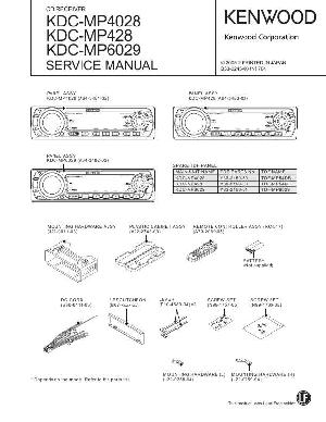 Service manual Kenwood KDC-MP425, KDC-MP6026, KDC-W6027 ― Manual-Shop.ru