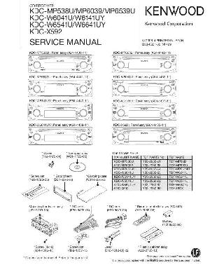 Сервисная инструкция Kenwood KDC-MP538U, KDC-MP6039, KDC-MP6539U, KDC-W6041U, KDC-W6141UY, KDC-W6541U, KDC-W6641UY, KDC-X592 ― Manual-Shop.ru